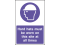 Hard Hats Must Be Worn
