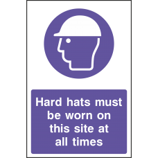 Hard Hats Must Be Worn