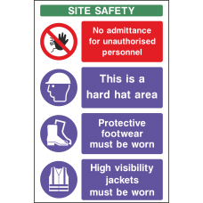 Site Safety - No Admittance