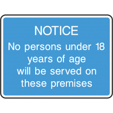 No Persons Under 18