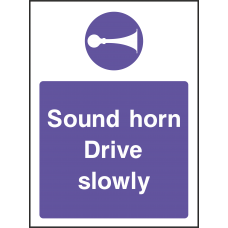 Sound Horn And Drive Slowly