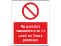 No Portable Transmitters