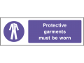 Protective Garments Must Be Worn - Landscape