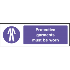 Protective Garments Must Be Worn - Landscape